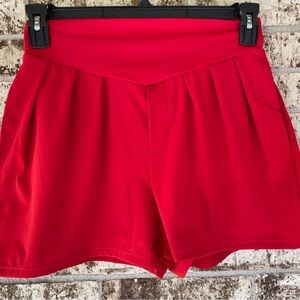 HALARA Women's Athletic Shorts - Bold Red